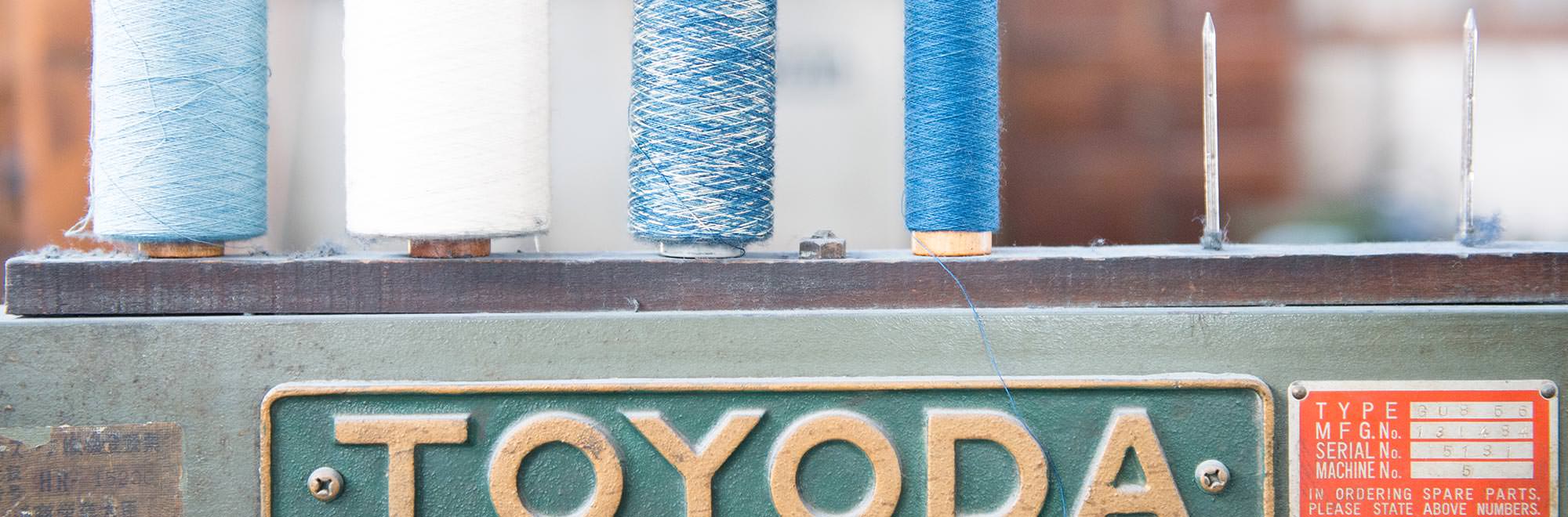 備後節織,備後絣,藍染,柿渋染,墨染,木綿生地,絣,先染め,広島,絣